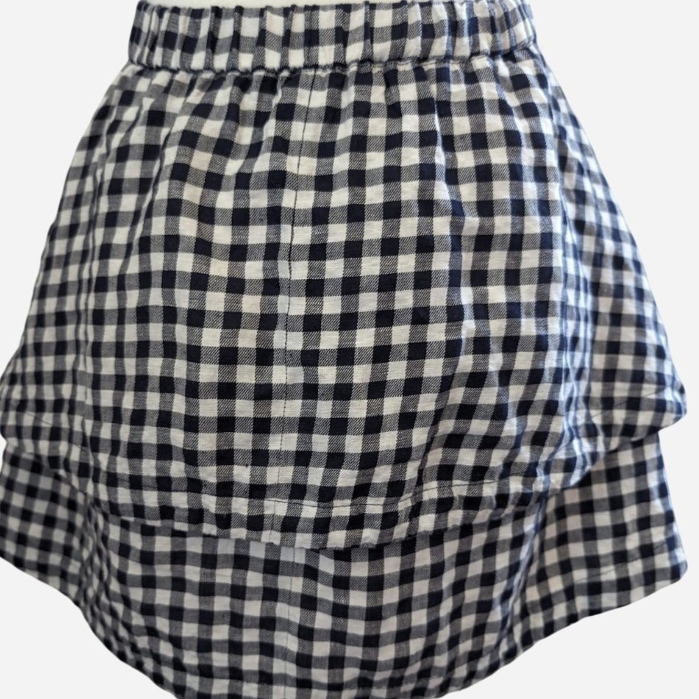 Pre-owned Madewell Monochrome Layered Mini Skirt - Picture 4 of 8